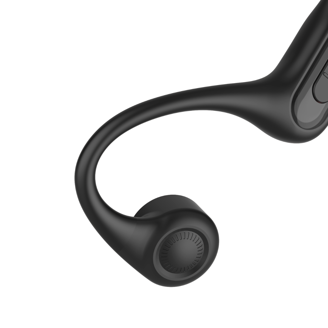 Close-up of the Sonovo Z28 bone conduction transducer pad
